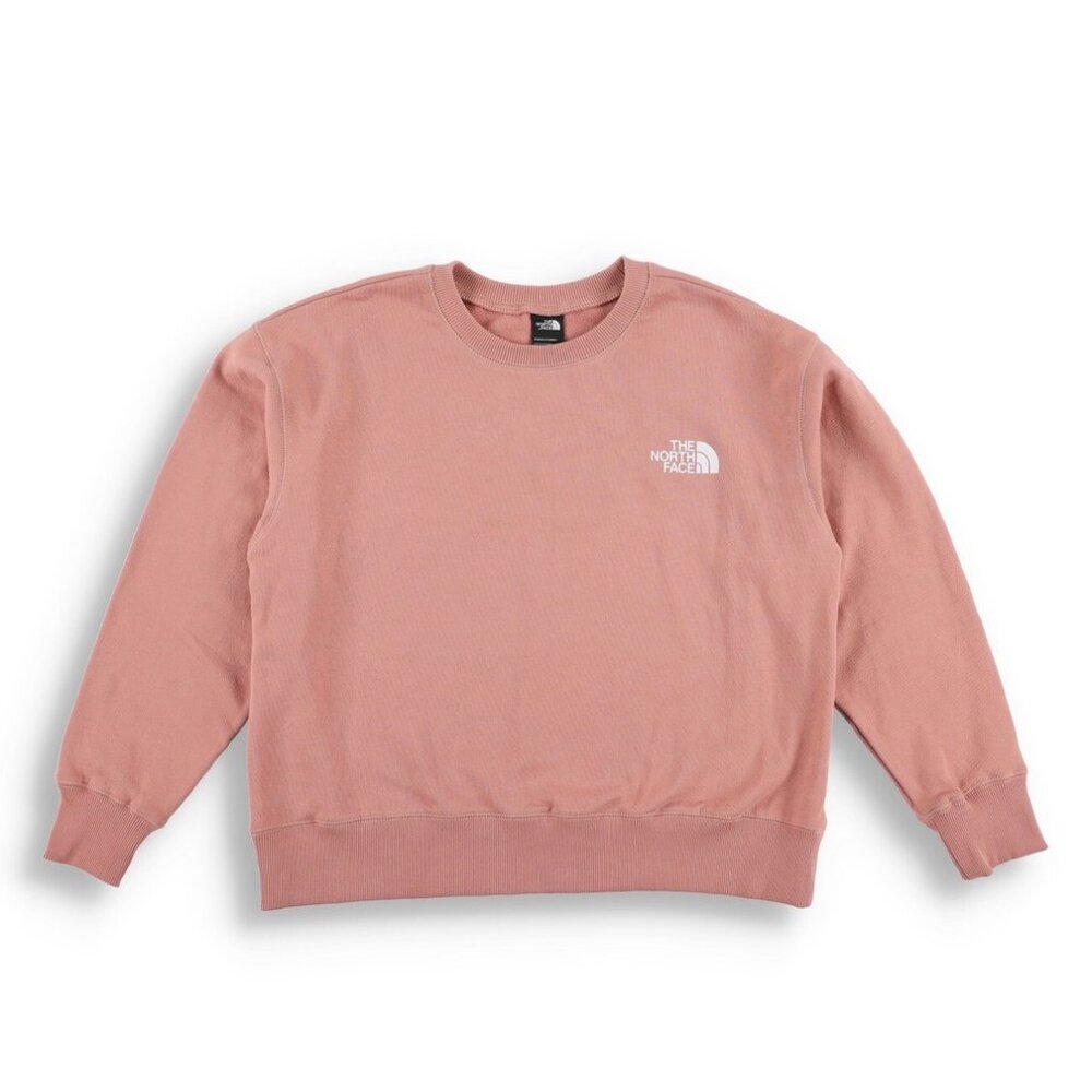 The North Face Women's Rose Peach Crew Neck Pullover Sweatshirt Size S
